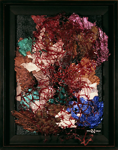 Buffalo Jump Acrylic Paint Sculpture