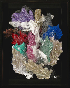 Jefferson Rain Acrylic Paint Sculpture